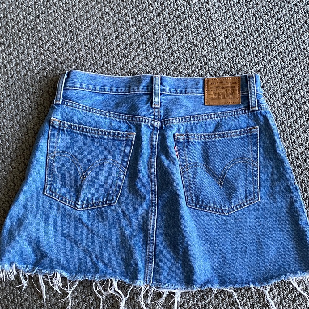 Levi's Classic Blue A-Line Denim Skirt